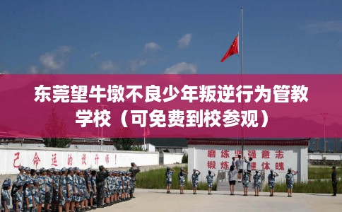 东莞望牛墩不良少年叛逆行为管教学校（可免费到校参观）