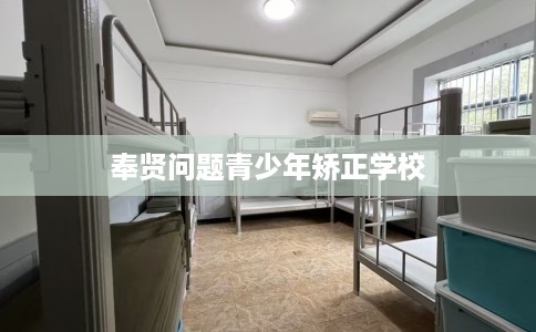 奉贤问题青少年矫正学校