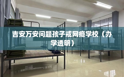 吉安万安问题孩子戒网瘾学校（办学透明）