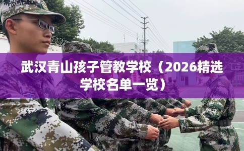 武汉青山孩子管教学校（2026精选学校名单一览）