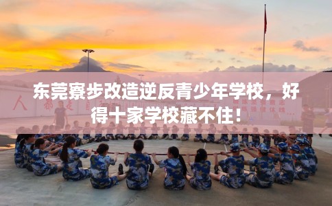 东莞寮步改造逆反青少年学校，好得十家学校藏不住！