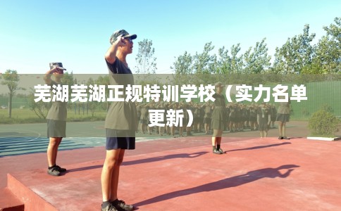 芜湖芜湖正规特训学校（实力名单更新）