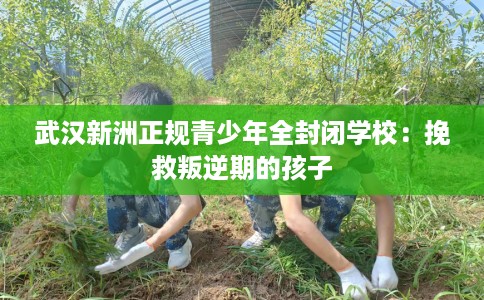 武汉新洲正规青少年全封闭学校：挽救叛逆期的孩子