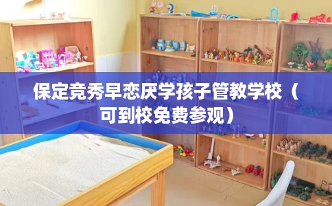 保定竞秀早恋厌学孩子管教学校（可到校免费参观）