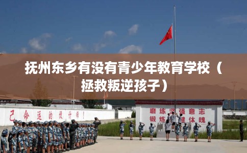 抚州东乡有没有青少年教育学校（拯救叛逆孩子）