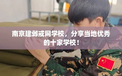 南京建邺戒网学校，分享当地优秀的十家学校！