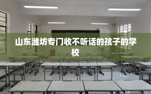 山东潍坊专门收不听话的孩子的学校