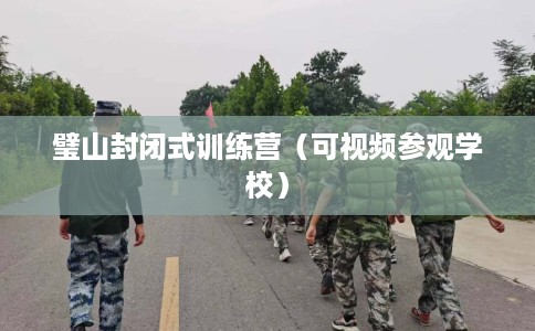 璧山封闭式训练营（可视频参观学校）