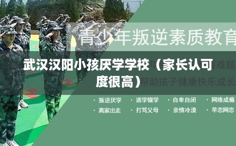 武汉汉阳小孩厌学学校（家长认可度很高）