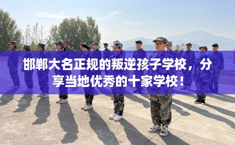 邯郸大名正规的叛逆孩子学校，分享当地优秀的十家学校！