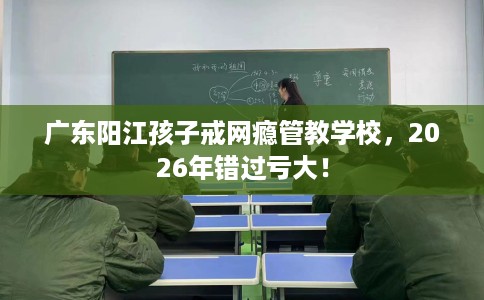广东阳江孩子戒网瘾管教学校，2026年错过亏大！