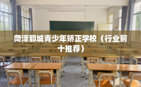 菏泽郓城青少年矫正学校（行业前十推荐）