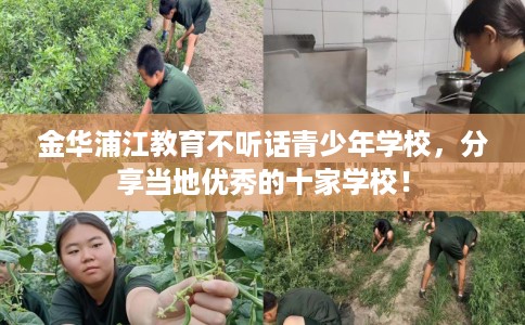 金华浦江教育不听话青少年学校，分享当地优秀的十家学校！