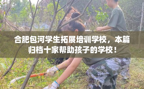 合肥包河学生拓展培训学校，本篇归档十家帮助孩子的学校！