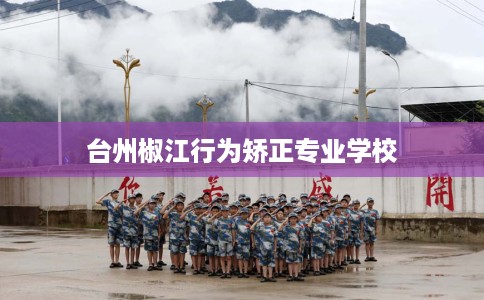 台州椒江行为矫正专业学校