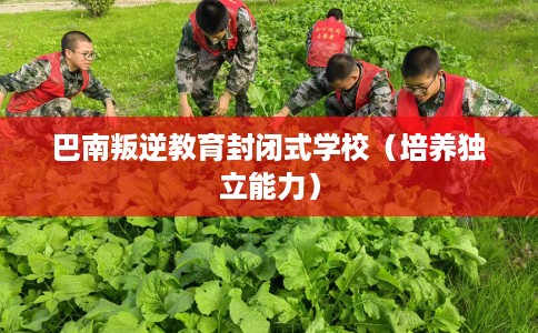 巴南叛逆教育封闭式学校（培养独立能力）