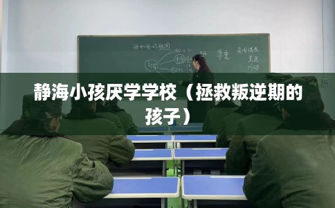 静海小孩厌学学校（拯救叛逆期的孩子）
