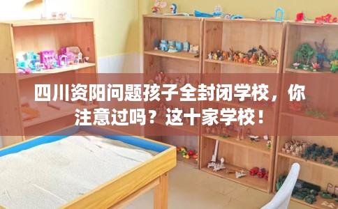 四川资阳问题孩子全封闭学校，你注意过吗？这十家学校！
