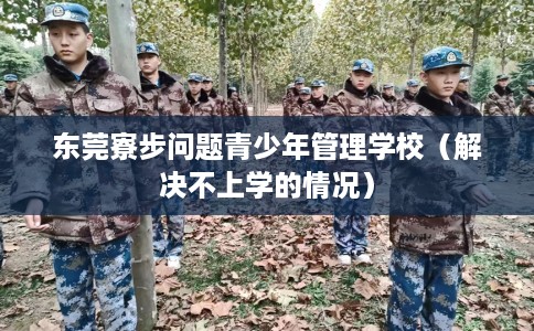 东莞寮步问题青少年管理学校（解决不上学的情况）