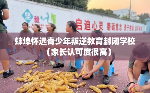 蚌埠怀远青少年叛逆教育封闭学校（家长认可度很高）