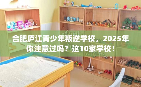 合肥庐江青少年叛逆学校，2025年你注意过吗？这10家学校！