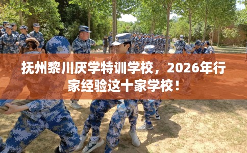抚州黎川厌学特训学校，2026年行家经验这十家学校！