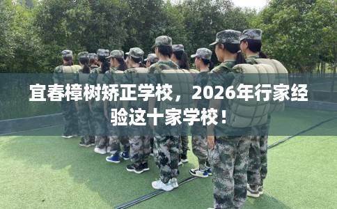 宜春樟树矫正学校，2026年行家经验这十家学校！