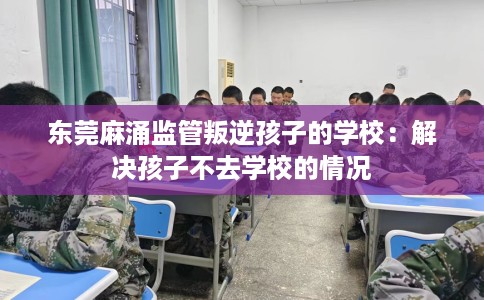 东莞麻涌监管叛逆孩子的学校：解决孩子不去学校的情况