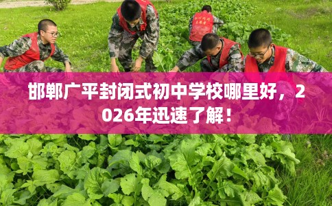 邯郸广平封闭式初中学校哪里好，2026年迅速了解！