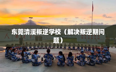 东莞清溪叛逆学校（解决叛逆期问题）