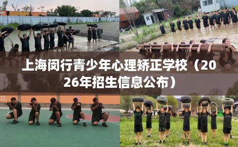 上海闵行青少年心理矫正学校（2026年招生信息公布）