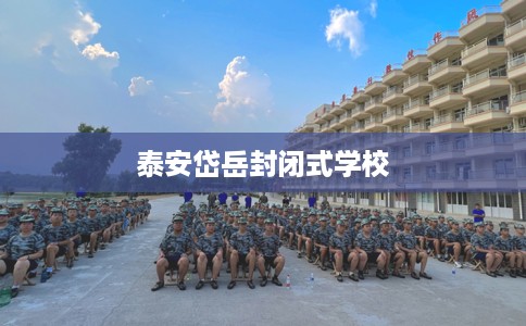 泰安岱岳封闭式学校
