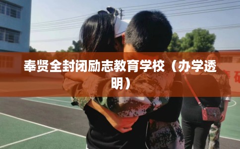 奉贤全封闭励志教育学校（办学透明）
