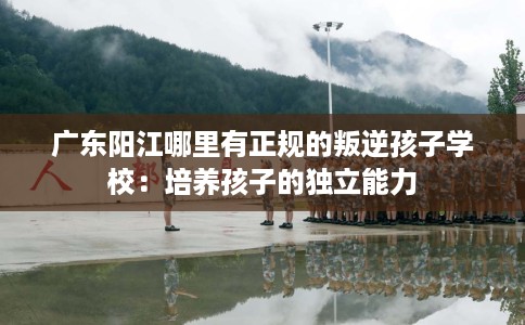 广东阳江哪里有正规的叛逆孩子学校：培养孩子的独立能力