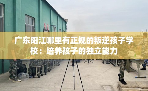 广东阳江哪里有正规的叛逆孩子学校：培养孩子的独立能力