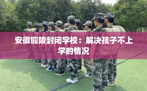 安徽铜陵封闭学校：解决孩子不上学的情况