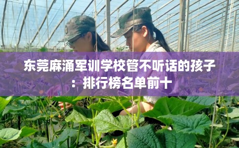 东莞麻涌军训学校管不听话的孩子：排行榜名单前十