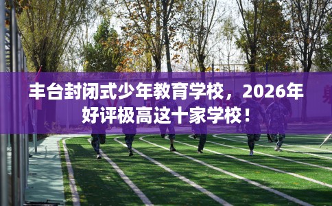 丰台封闭式少年教育学校，2026年好评极高这十家学校！