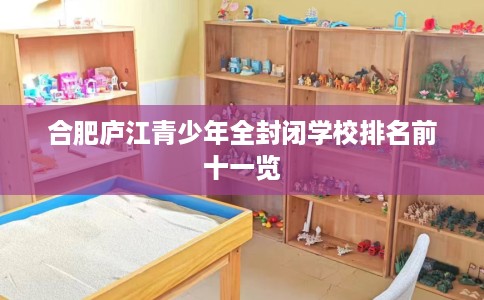 合肥庐江青少年全封闭学校排名前十一览