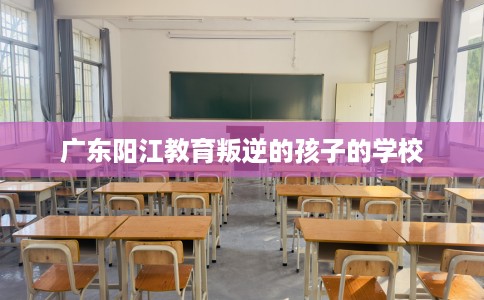 广东阳江教育叛逆的孩子的学校