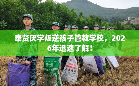 奉贤厌学叛逆孩子管教学校，2026年迅速了解！