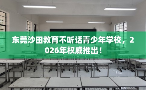 东莞沙田教育不听话青少年学校，2026年权威推出！
