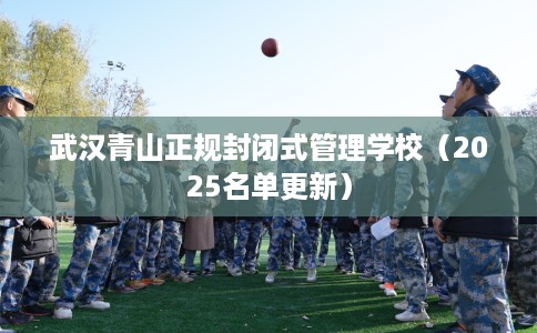 武汉青山正规封闭式管理学校（2025名单更新）