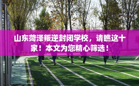 山东菏泽叛逆封闭学校，请瞧这十家！本文为您精心筛选！