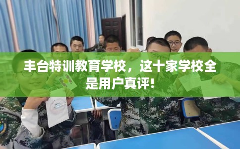 丰台特训教育学校，这十家学校全是用户真评!