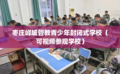 枣庄峄城管教青少年封闭式学校（可视频参观学校）