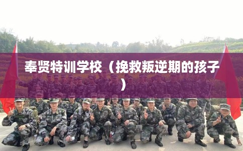 奉贤特训学校（挽救叛逆期的孩子）