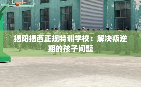揭阳揭西正规特训学校：解决叛逆期的孩子问题