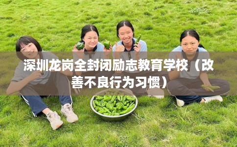 深圳龙岗全封闭励志教育学校（改善不良行为习惯）