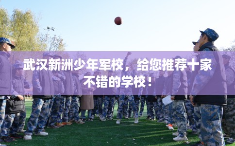 武汉新洲少年军校，给您推荐十家不错的学校！